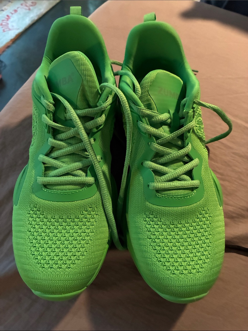 Zumba Fitness Neon Green air stomp like new!